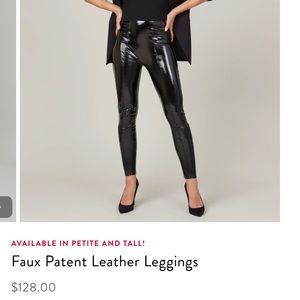 Spanx Faux Patent Leather Leggings